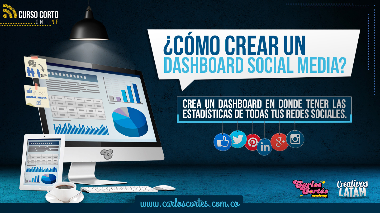 Curso como crear un dashboard social media