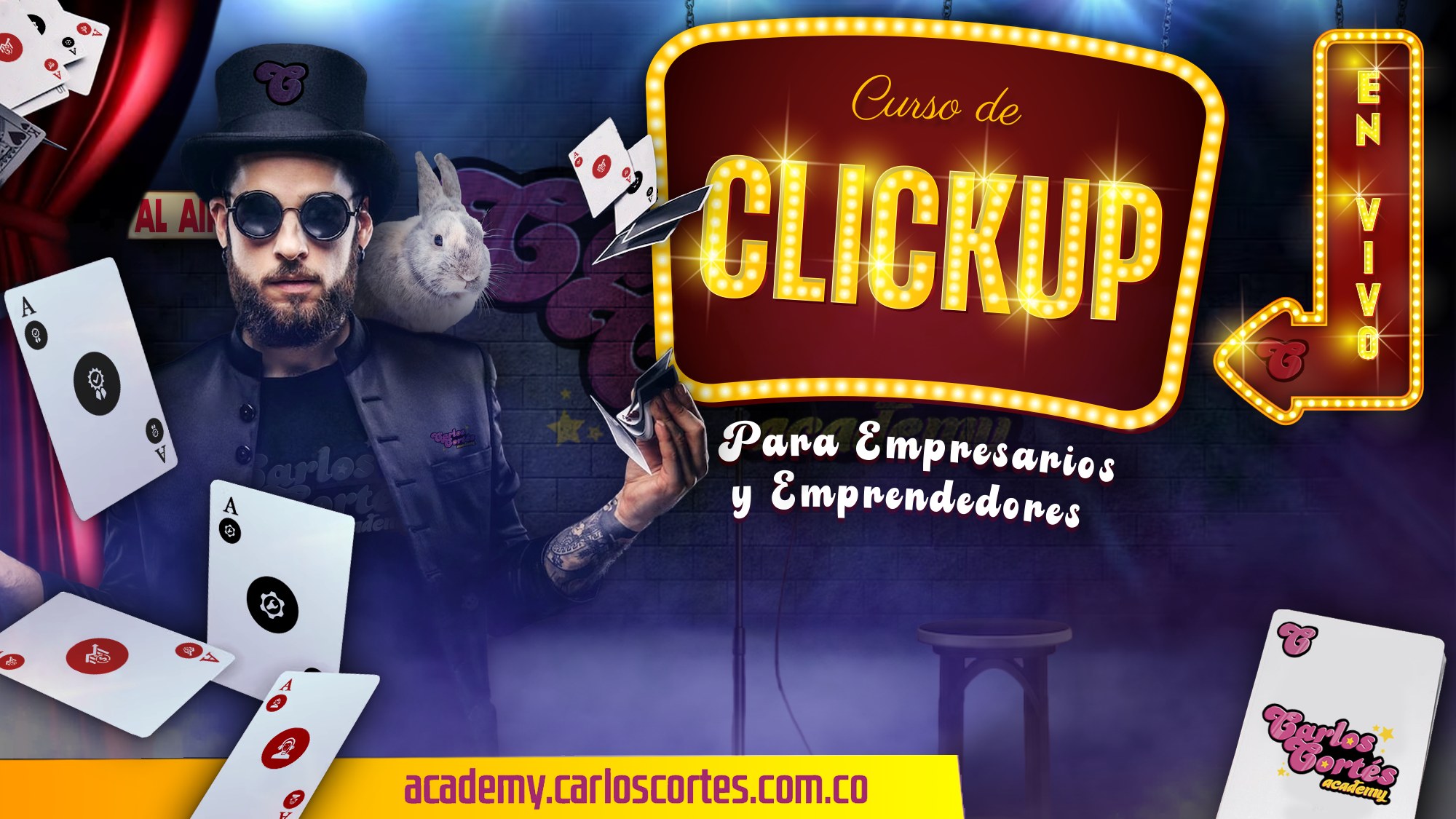 Curso Gratis de ClickUp de Carlos Cortés Academy